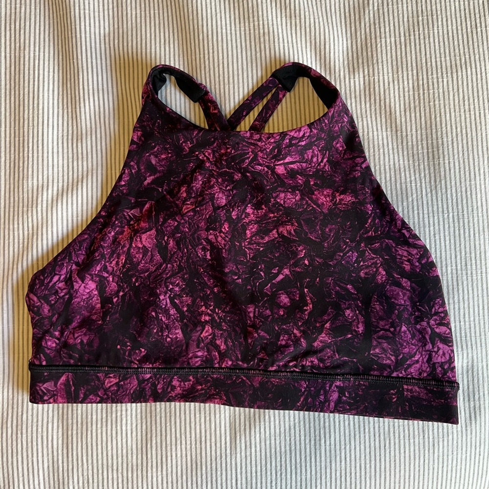 lululemon high neck energy sports bra